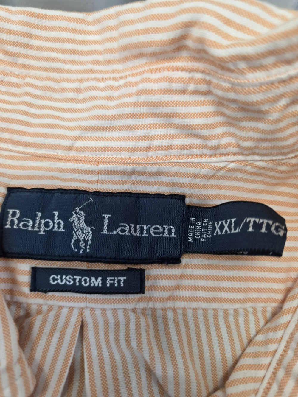 Ralph Lauren Custom Fit Button Down Shirt Men's Size XXL